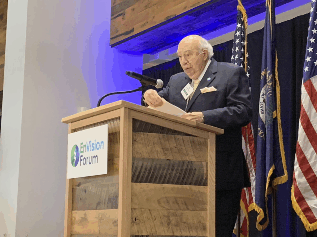 Bob Murray speaking at an event in October 2019.