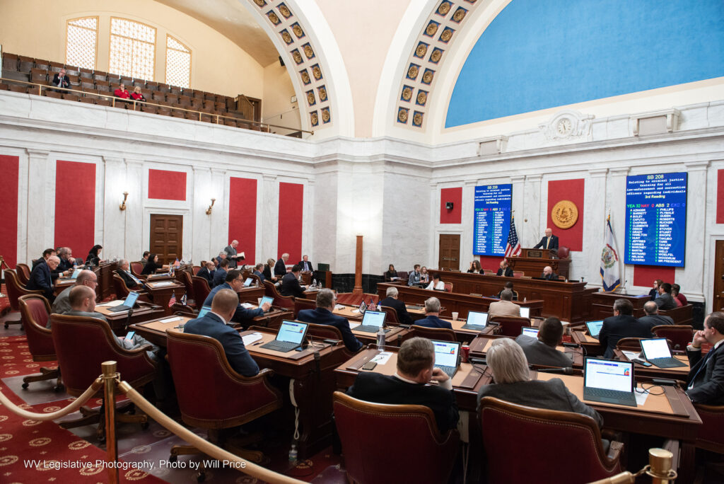 The West Virginia Senate meets in regular session.