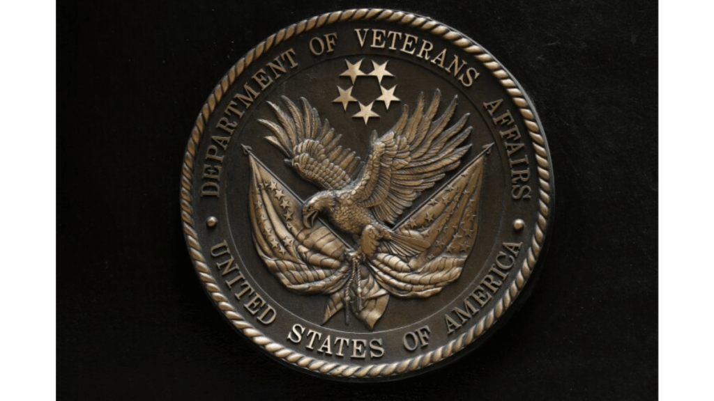 An image of the seal of the U.S. Department of Veterans Affairs.