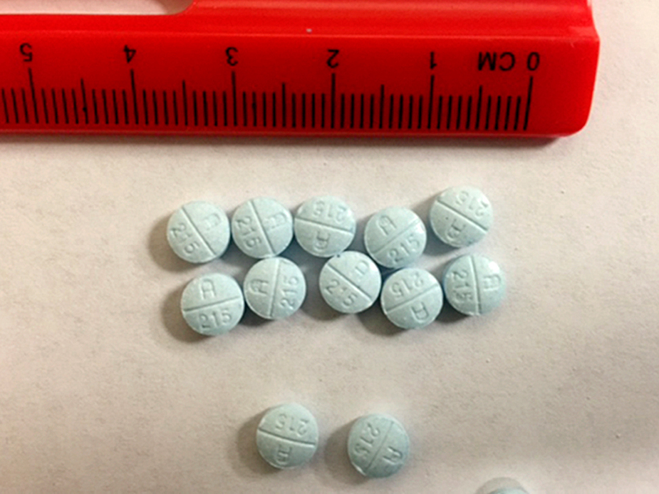 These pills were made to look like Oxycodone, but they're actually an illicit form of the potent painkiller fentanyl. A surge in police seizures of illicit fentanyl parallels a rise in overdose deaths.