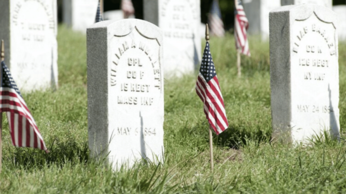 Gravestones at arlington national cemetery