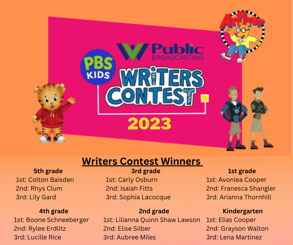 2023 WVPB PBS Kids Writers Contest Winners Announced