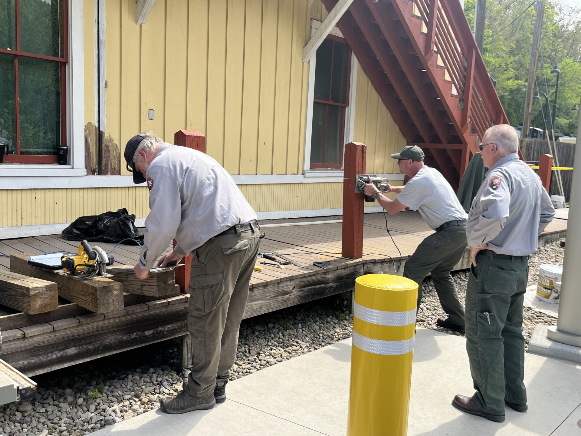 Workforce Training Helps Preserve Historic New River Gorge Depot