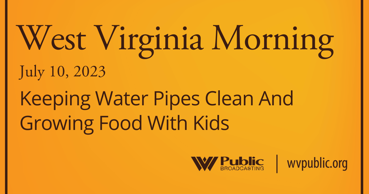 Keeping Water Pipes Clean And Growing Food With Kids  This West Virginia Morning