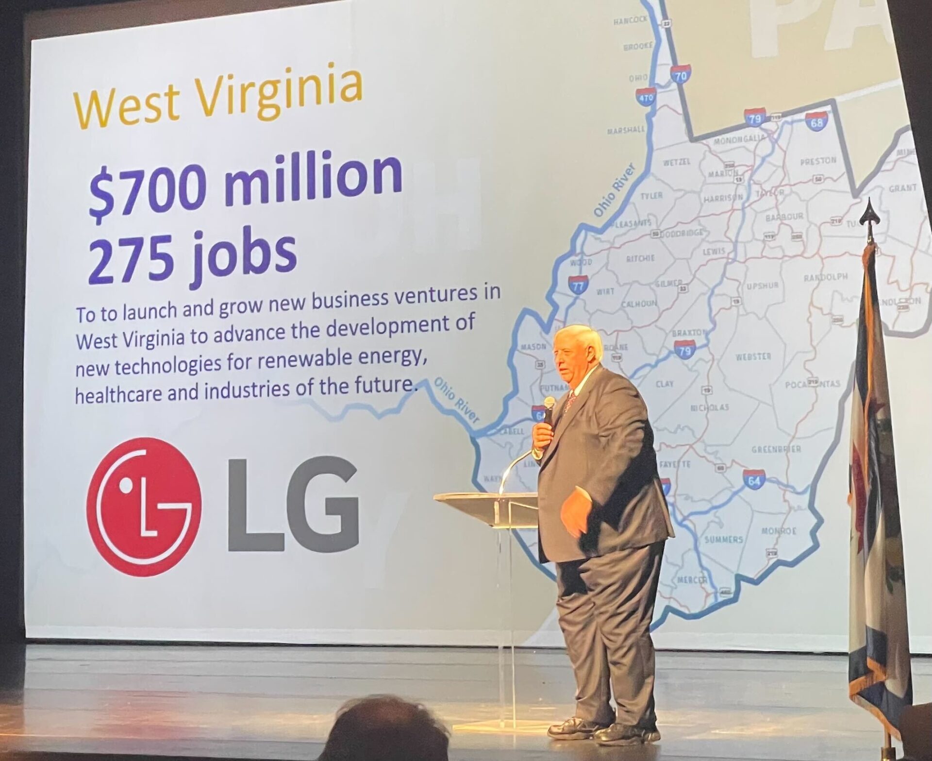 LG To Invest $700 Million In West Virginia