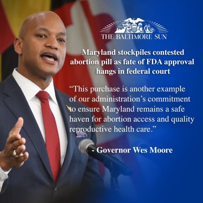 A promotional image for Gov. Wes Moore.