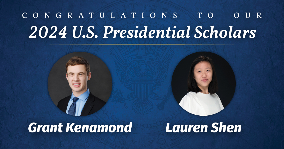 Two W.Va. Students Named U.S. Presidential Scholars