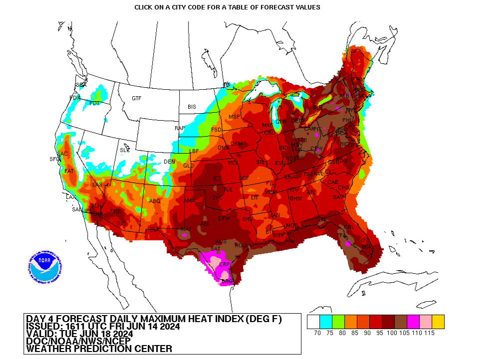 Extreme Heat Headed For West Virginia Next Week