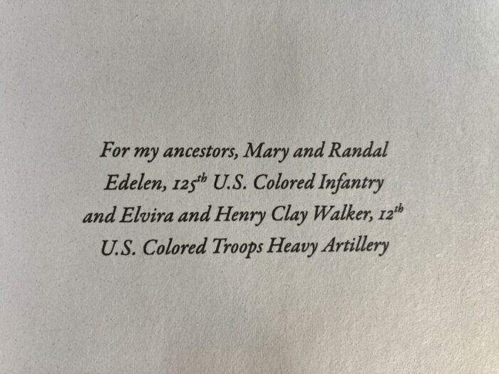 Acknowledgement page from book "Load Nine Times." 