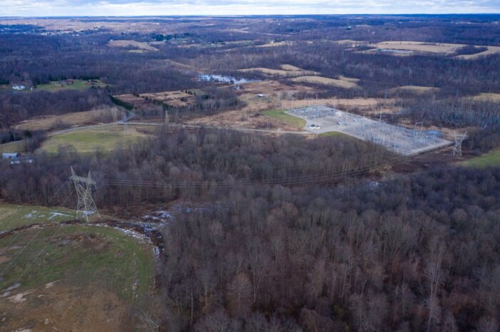 2020 NEER Micro site Steel River solar in Mercer County, Pennsylvania on December 7, 2020.