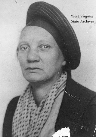 Historic head shot of  black woman.