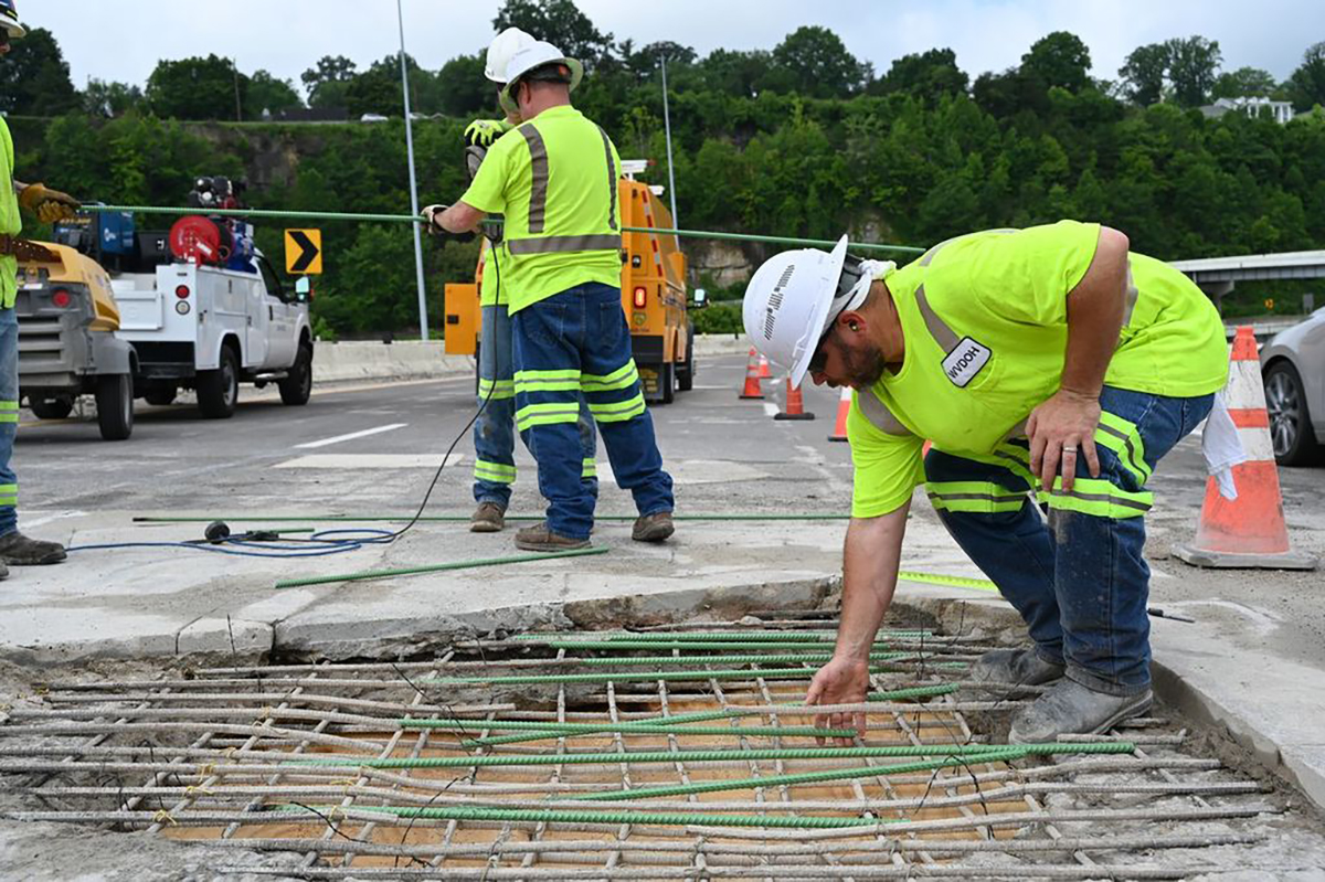 Pothole On Interstate Bridge Snarls Traffic In Charleston
