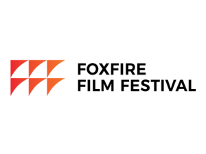 A logo with red triangles and black text reads "Foxfire Film Festival."