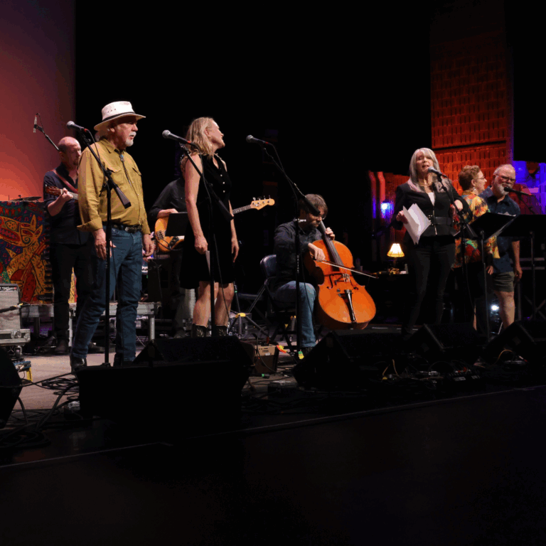 musicians on stage