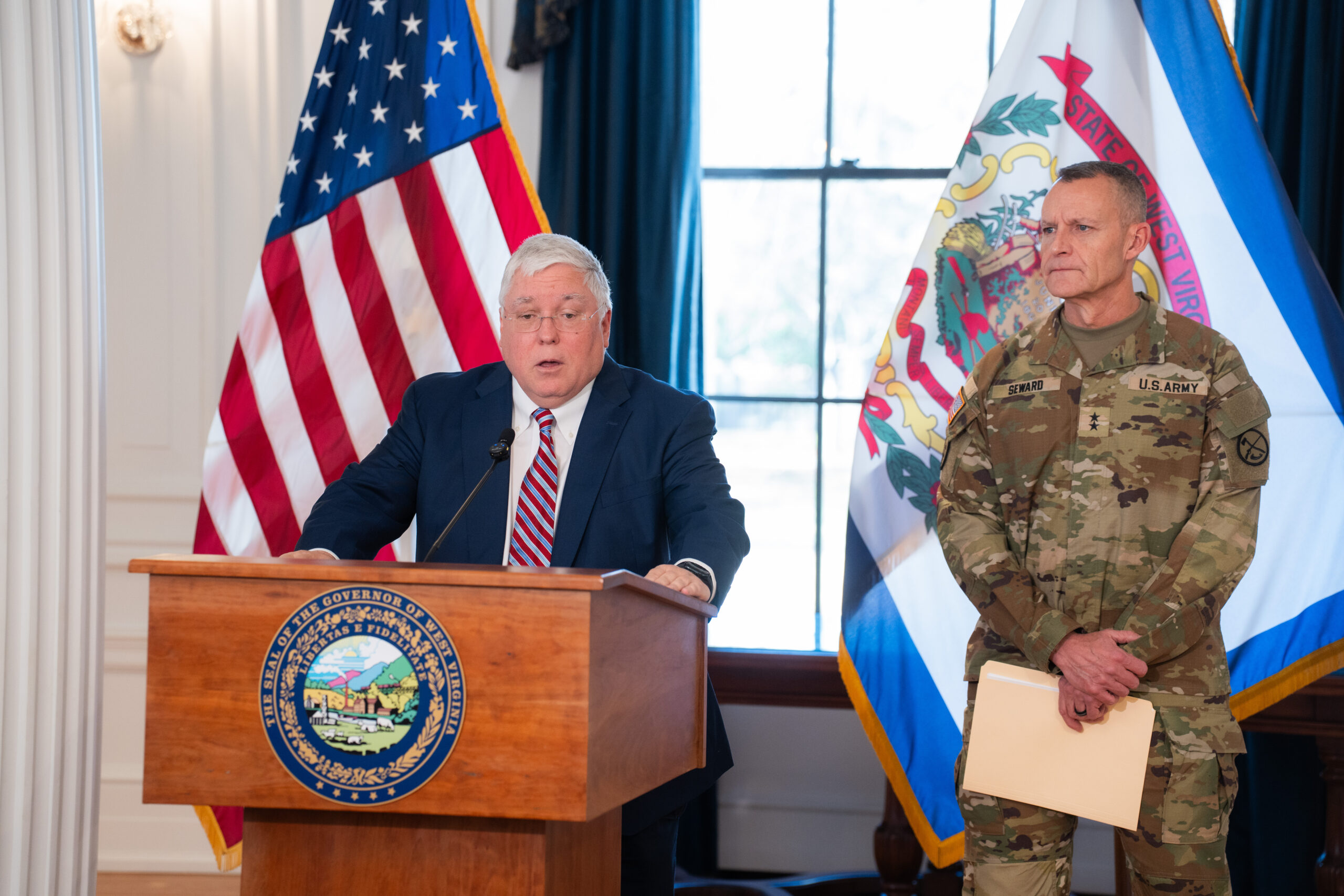 Gov. Morrisey Urges Patience For Official Updates On West Virginia Guard Member