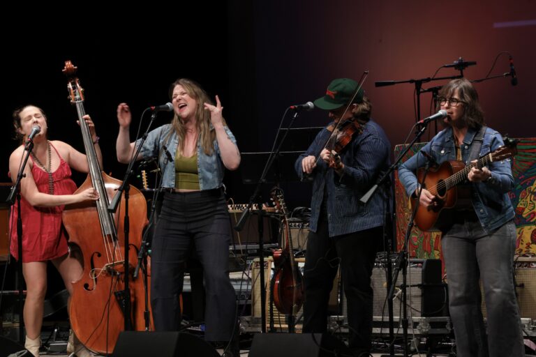 musicians on stage
