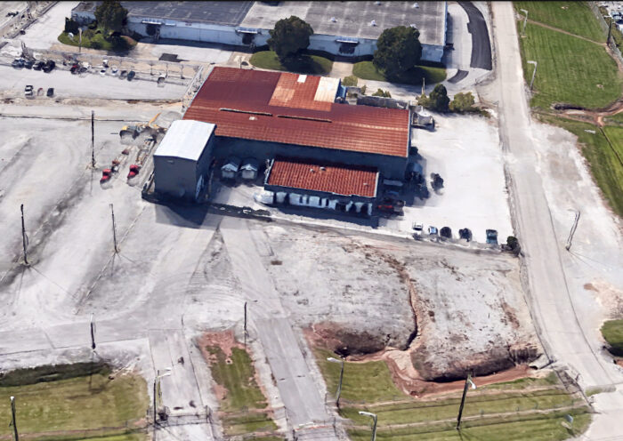 A bird's eye view of Catalyst Refiners in Nitro, WV, on a sunny day.