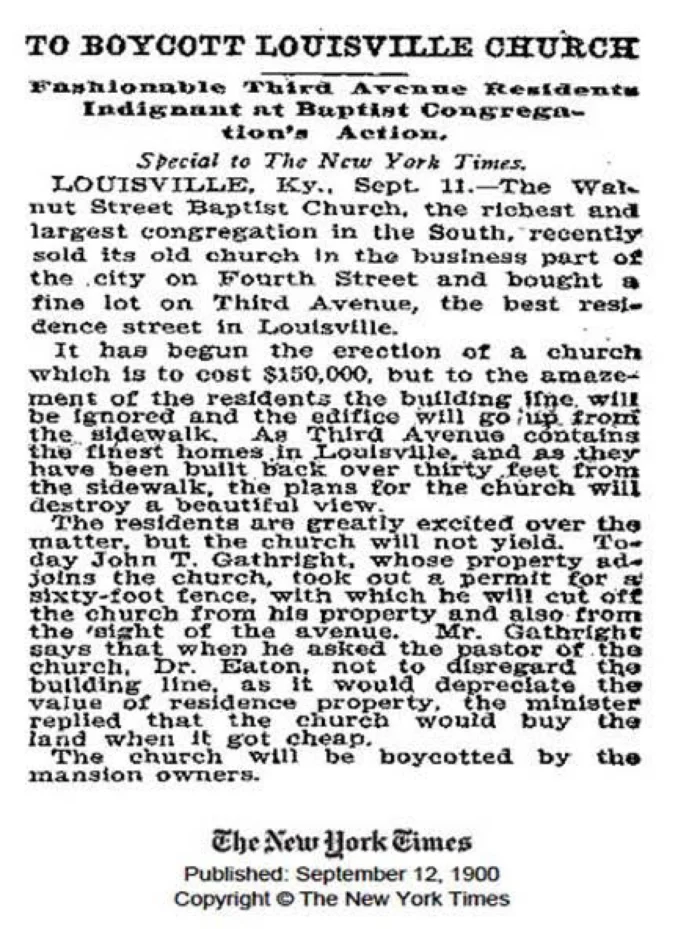 An old newspaper clipping